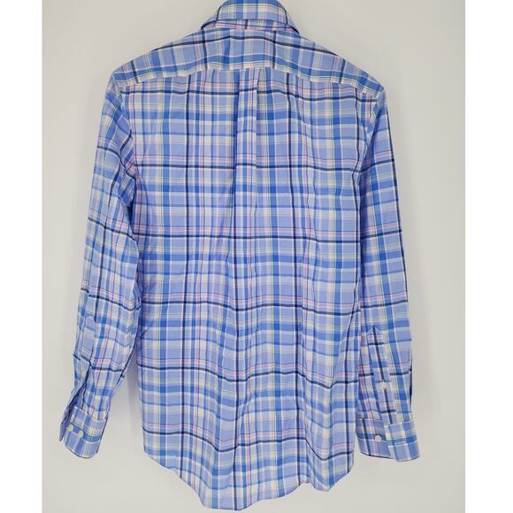 Lauren Ralph Lauren Men’s Plaid Button-Down Shirt Regular Fit Size 15 32/33 M - Picture 8 of 8